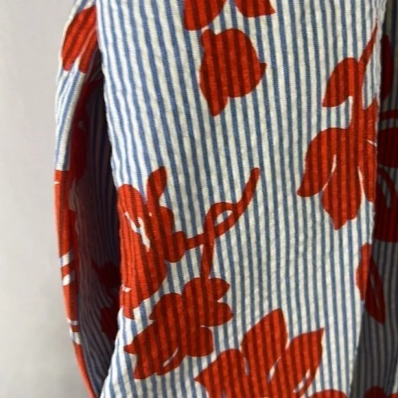 Draper James Floral sweetheart dress chili red size 6 - Picture 3 of 6